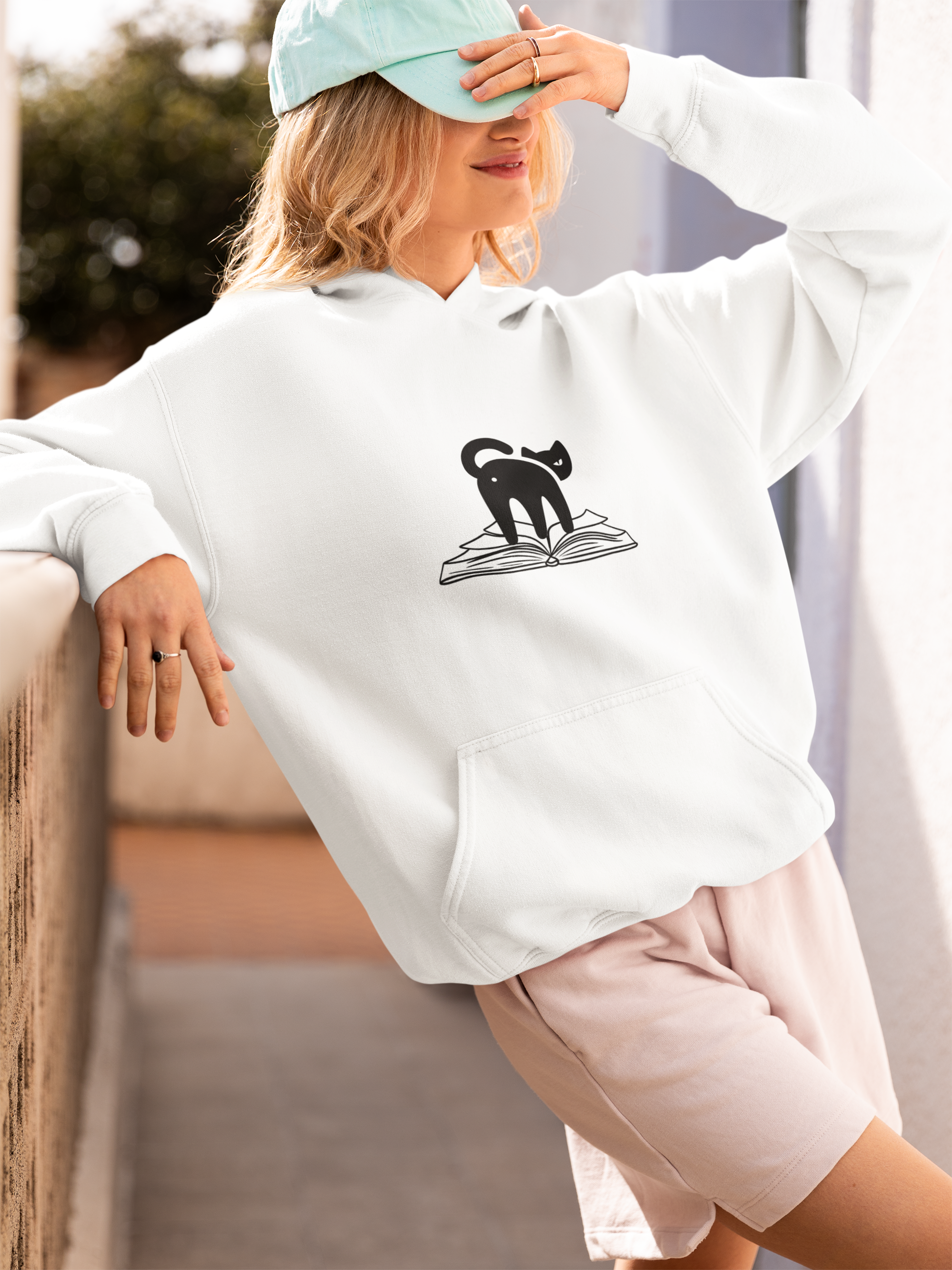 Hoodie - cat butt