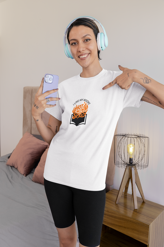 Book t shirt- hot and spicy