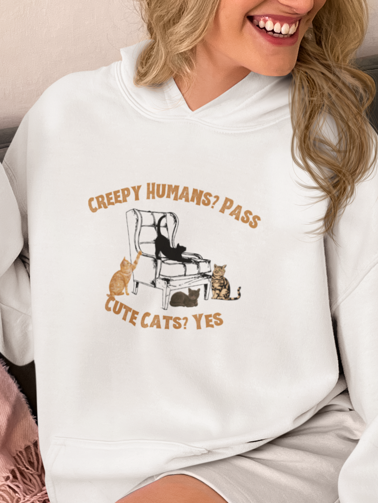 Cats before People Hoodie