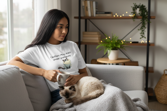 Ragdoll Vibes Only Tee lifestyle mockup